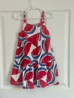 Carter's Red and Navy Striped Girls Dress